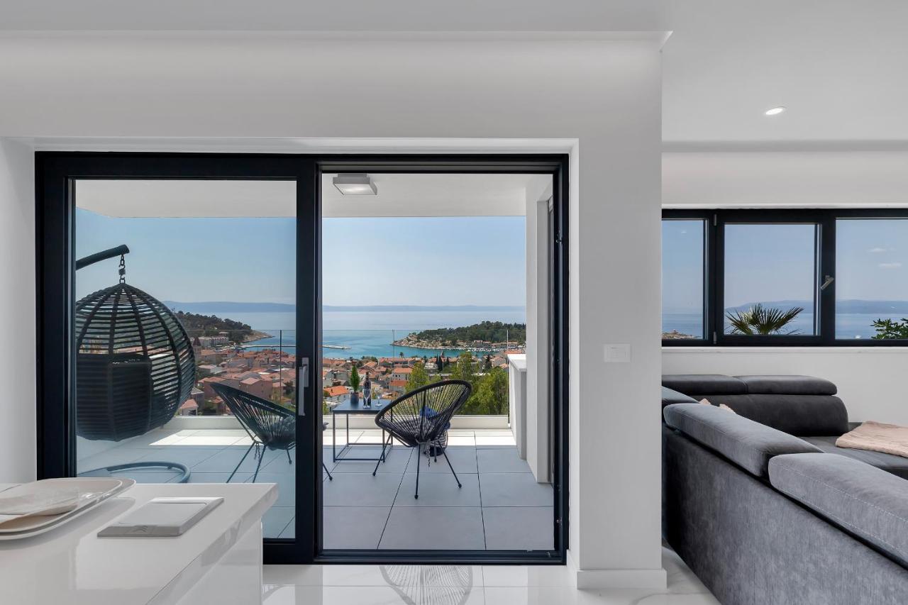 Luxury Seaview Apartment Dzenan ماكارسكا المظهر الخارجي الصورة